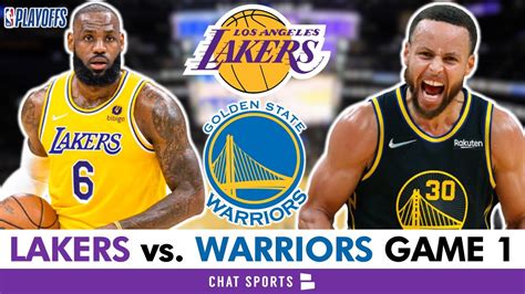 lakers warriors game live.